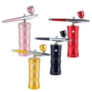 Kit de Mini compresseur d’air, brosse à Air, pistolet de peinture, pour Nail Art, tatouage artisanat, visage, pulvérisateur de brouillard Nano