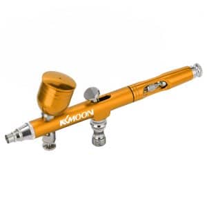 Outil d’aérographe à double Action, alimentation par gravité, buse de 0.3mm, pistolet de pulvérisation, décoration de gâteaux, pinceaux de manucure pour ongles avec une paille à clé
