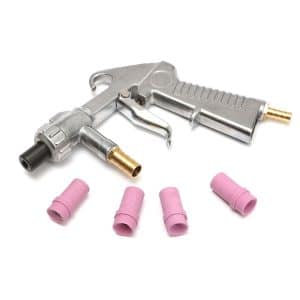 Kit de pistolet de sablage à Air avec 1 embout en métal et 4 buses en céramique